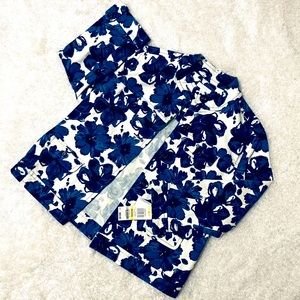 Vintage All Over Print Floral Button Down Jacket